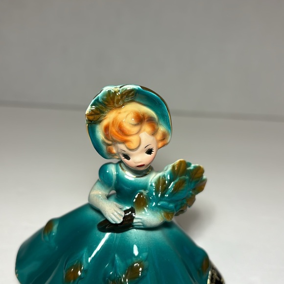 Josef Originals September Birthday Girl Figurine VTG Japan Birthday Of The Mnth - Picture 8 of 11